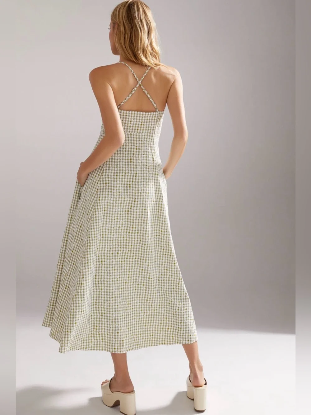 En Saison A-Line Maxi Dress | Size Medium - Picture 2 of 9